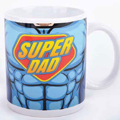 super dad personalized mug