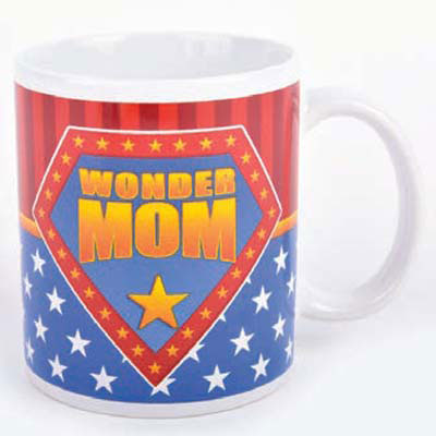 wonder mom personalized coffee mug