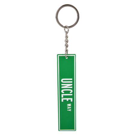 uncle street sign keychain