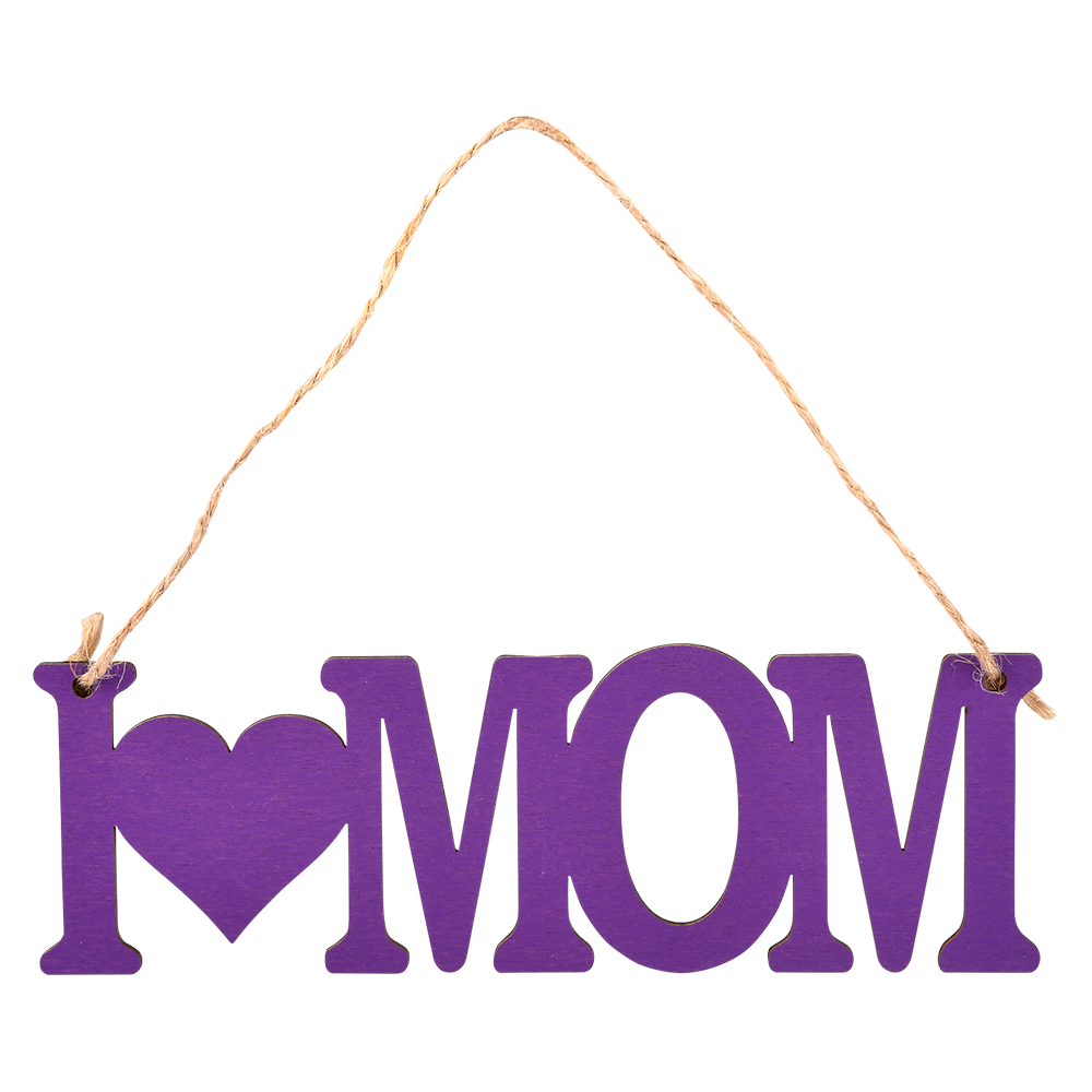 wooden mom sign